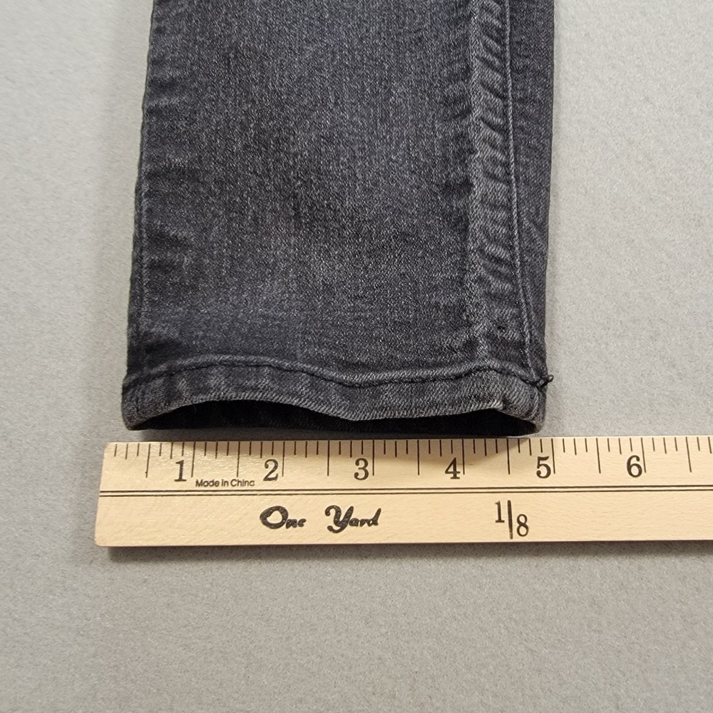 LOFT Ann Taylor Jeans Women's Curvy Skinny Black Wash Denim Size 29/8‎ Mid Rise - Picture 9 of 10